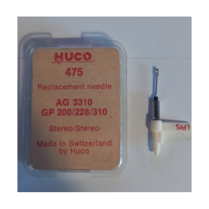 Philips Puntine per Jukebox e giradischi Puntina Giradischi : AG 3310,Gp200/228/310 (Huco 475) Condizione: NOS 2 Puntina Giradis