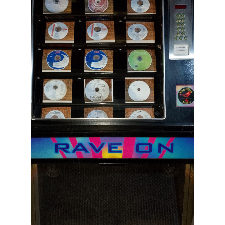 Wurlitzer Jukebox Wurlitzer Wurlitzer rave on jukebox 60 CD Condizione: NOS 2 Wurlitzer rave on jukebox 60 CD Wurlitzer rave on 