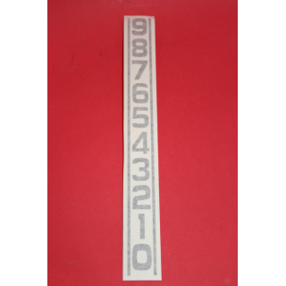 Italiano (Italian) Gottlieb Strisce punteggio da 0 a 9 per flipper eletromecanici gootlieb 1 Parti di ricambio Gootlieb [product