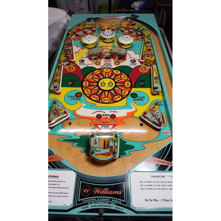 Williams Flipper williams Summer Time Williams Pinball Condizione: visto e piaciuto 3 Summer Time Williams Pinball Summer Time p