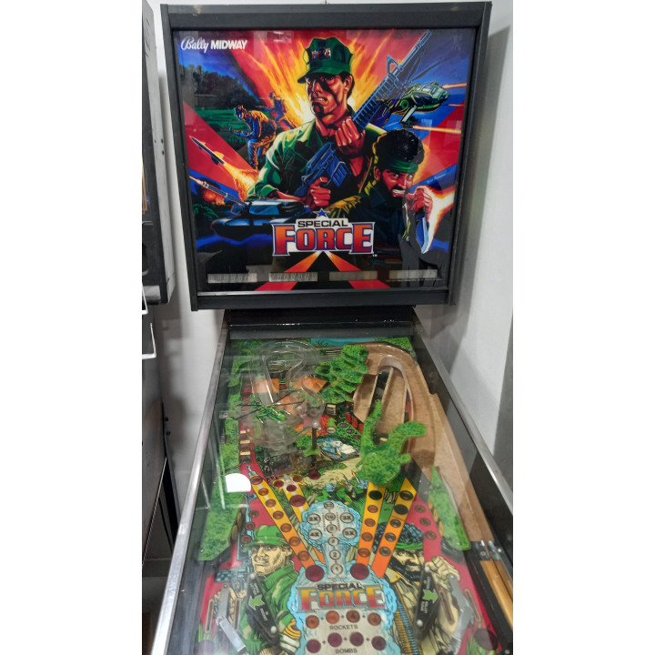 Italiano (Italian) Bally Special Force Pinball – Bally / Midway 1986 1 Flipper Elettronici [product.weight]1 Shop I'm Jukebox ia