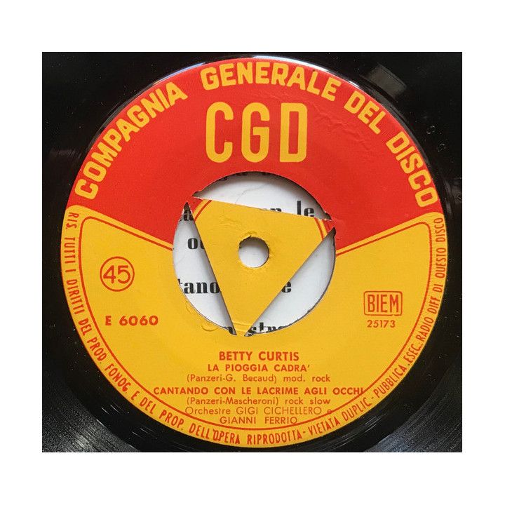 Betty Curtis [Betty Curtis] - Vinyl 7", EP, 45 RPM