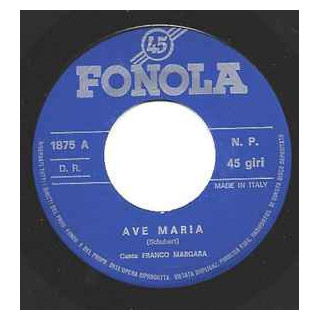 Ave Maria  [Franco Margara] - Vinyl 7", 45 RPM