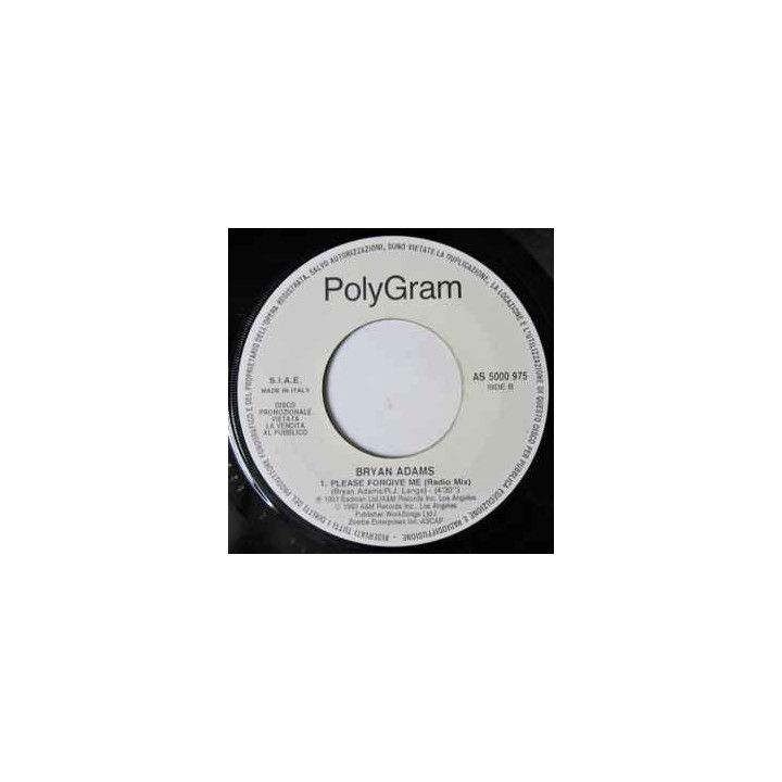 All For Love   Please Forgive Me [Bryan Adams,...] - Vinyl 7", 45 RPM,