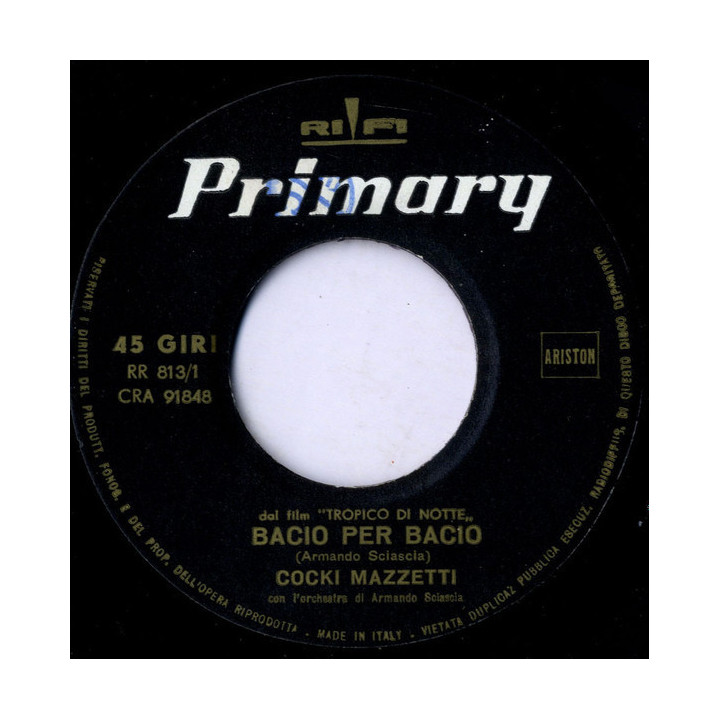 Bacio Per Bacio [Cocki Mazzetti] - Vinyl 7"
