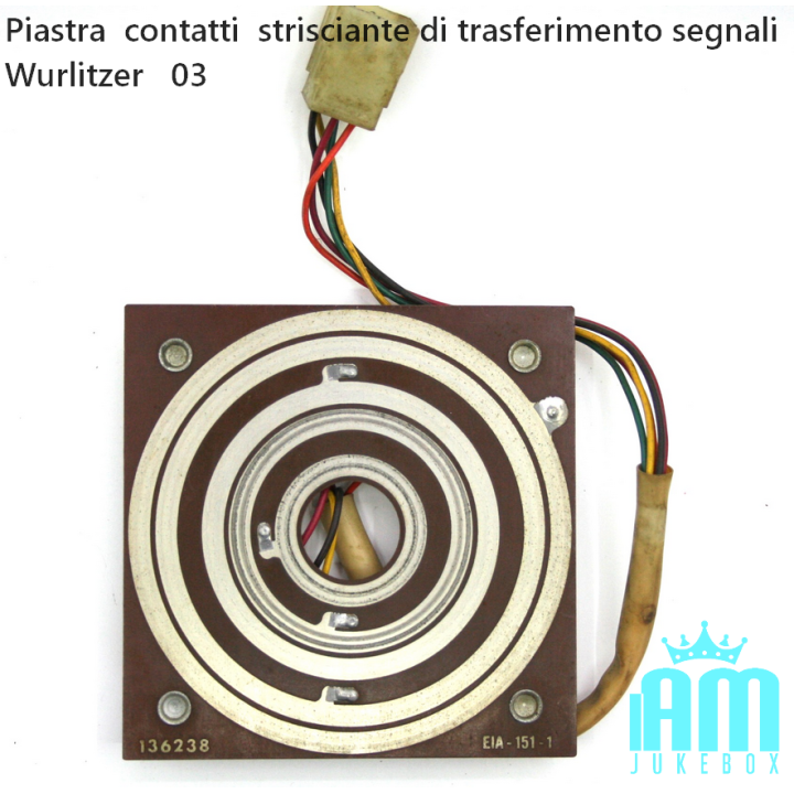 Wurlitzer Parti di ricambi Wurlitzer contatti Wurlitzer 136238 Condizione: Usato 1 contatti strisciante di trasferimento segnali
