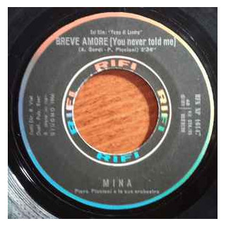 Breve Amore [Mina (3)] - Vinyl 7", 45 RPM