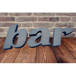 Italiano (Italian) [product.brand]LETTERE CON SCRITTA BAR INSEGNA LUMINOSA VINTAGE MODERNARIATO 1 Insegne o lettere [product.wei