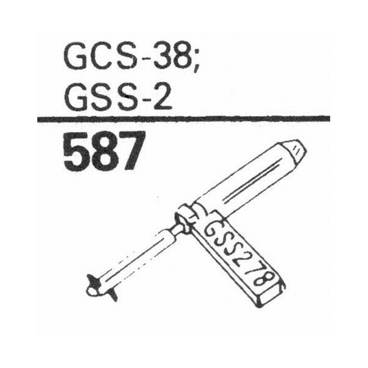 [product.brand] Puntine per Jukebox e giradischi Puntina Garrard GSS2 Condizione: Nuovo 2 Puntina Garrard GSS2 Stilo Garrard GSS