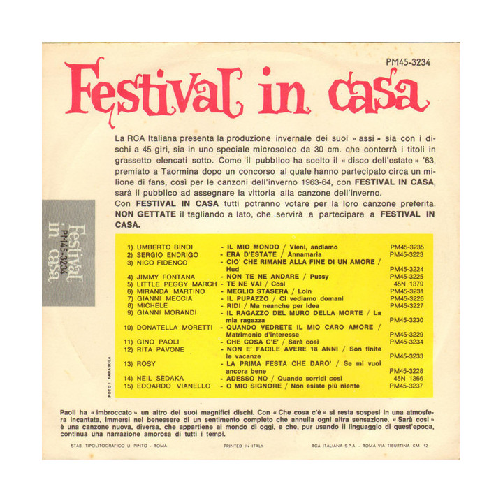 Italiano (Italian) [product.brand]PM45 3234 2 Copertine vuote dischi 45 e 33 originali 2 Shop I'm Jukebox iamjukebox.it