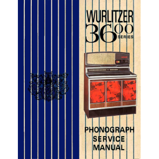 Wurlitzer Manuali jukebox Manuale Jukebox WURLITZER in pdf ad alta definizione scaricabile. Modelli 3600, 3610 e 3660 'Super Sta
