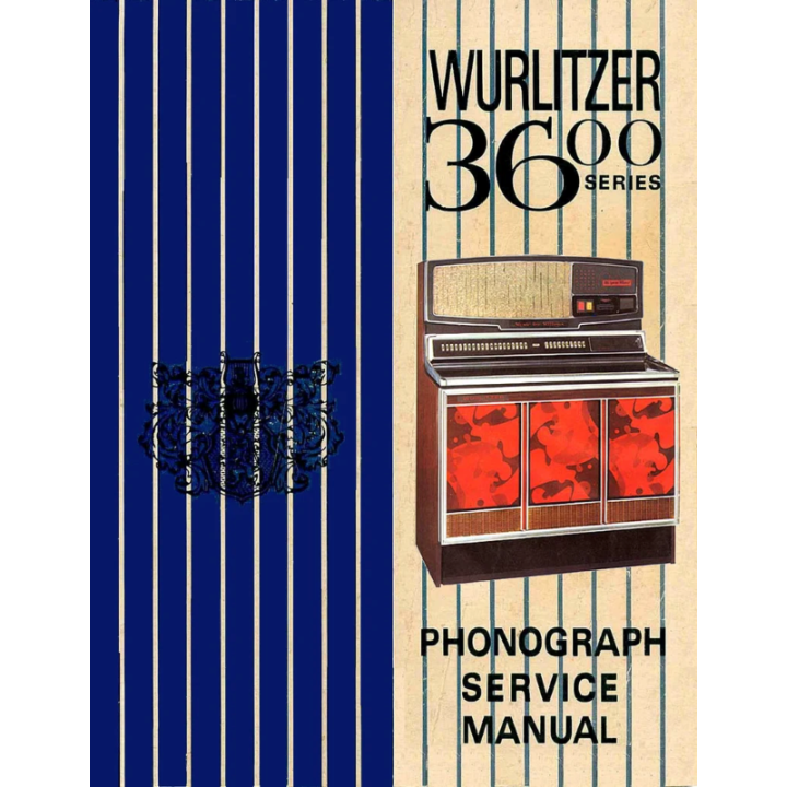 Wurlitzer Manuali jukebox Manuale Jukebox WURLITZER in pdf ad alta definizione scaricabile. Modelli 3600, 3610 e 3660 'Super Sta