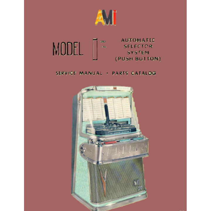 Italiano (Italian) Ami Rowe Manuale Jukebox AMI Modelli I-200 e I-120 1958 1 Parti di ricambio Ami Rowe 1 Shop I'm Jukebox iamju
