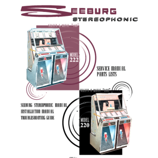 Italiano (Italian) Seeburg Manuale Jukebox SEEBURG . Modelli 220 e 222 (1959) 1 Parti di ricambio Seeburg 1 Shop I'm Jukebox iam