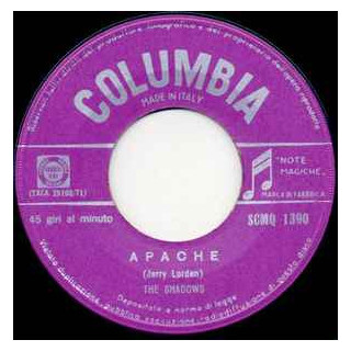 Apache [The Shadows] - Vinyl 7", 45 RPM, Single