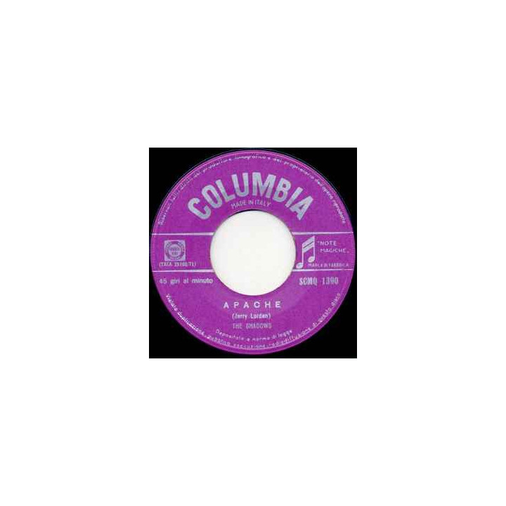 Apache [The Shadows] - Vinyl 7", 45 RPM, Single