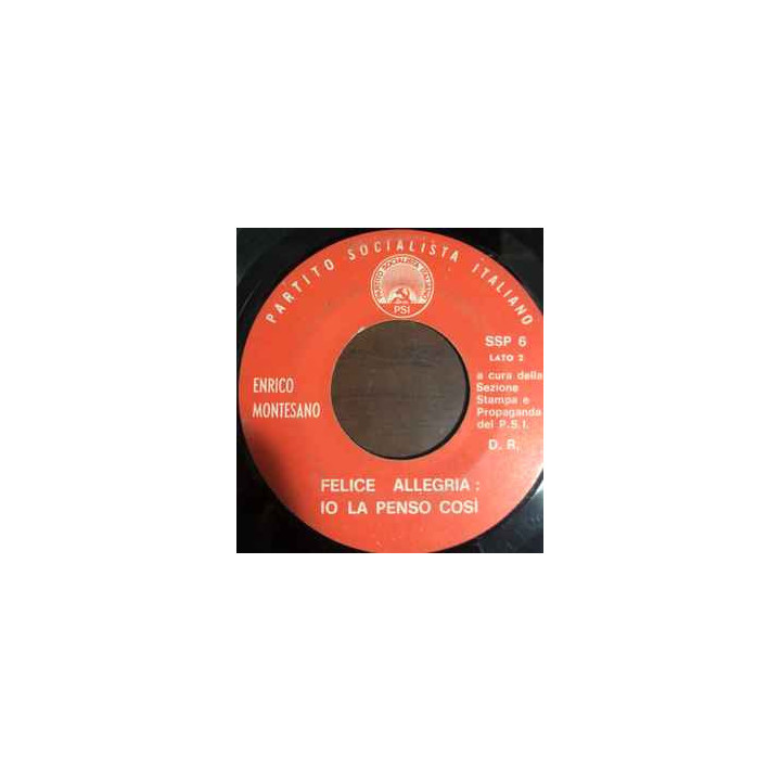 15 Giugno '75   Felice Allegria : Io La Penso Così [Equipe 84,...] - Vinyl 7", Promo, 45 RPM
