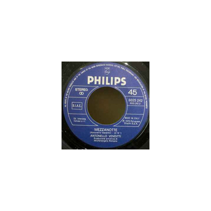 Buona Domenica [Antonello Venditti] - Vinyl 7", Single