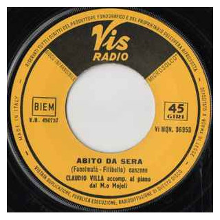 Abito Da Sera   La Signora Di Trent'Anni Fa [Claudio Villa] - Vinyl 7", 45 RPM