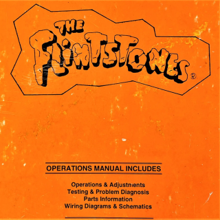 Italiano (Italian) [product.brand]Manuale Flintstones Williams ORIGINALE 1 Manuali Flipper 1 Shop I'm Jukebox iamjukebox.it