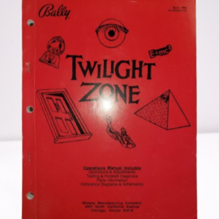 [product.brand] Parti di Ricambio Bally Manuale Bally TWILIGHT ZONE flipper originale Condizione: visto e piaciuto 1 Manuale Bal