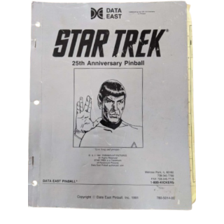 Italiano (Italian) [product.brand]Manuale del flipper del 25° anniversario di Star Trek 1 Parti di Ricambio Bally 1 Shop I'm Juk