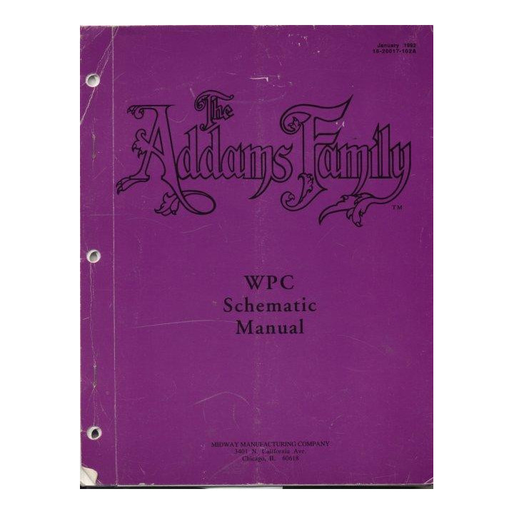 Italiano (Italian) [product.brand]Manuale schematico del flipper della famiglia Addams WPC 1 Parti di Ricambio Bally 1 Shop I'm 