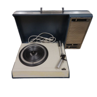 [product.brand] Grammofoni e Fonovalige Philips Valigia Giradischi Blu Condizione: visto e piaciuto 1 Philips Valigia Giradischi