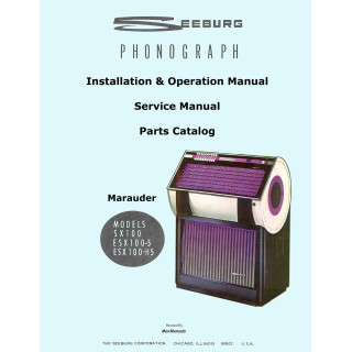Italiano (Italian) Seeburg Modelli SX 100, ESX 100-5, Esx 100-H5 'Marauder 1 Parti di ricambio Seeburg 1 Shop I'm Jukebox iamjuk
