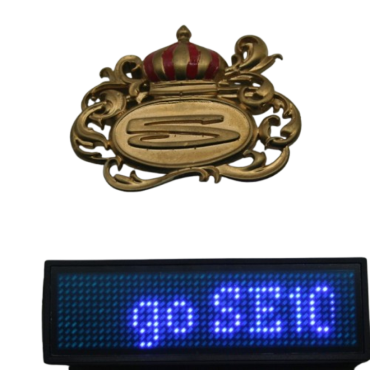 Seeburg Parti di ricambio Seeburg Logo Seeburg per jukebox SE 100 Condizione: Ricondizionato 1 Logo Seeburg per jukebox SE 100 L