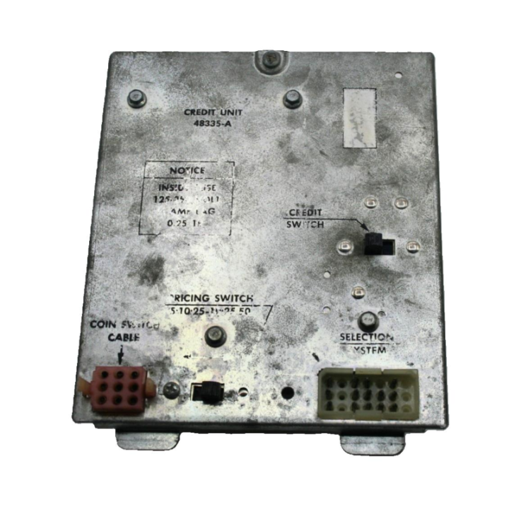 [product.brand] Parti di ricambio Rock ola Unità di credito Rock Ola Jukebox 48335-A Condizione: visto e piaciuto 1 Unità di cre