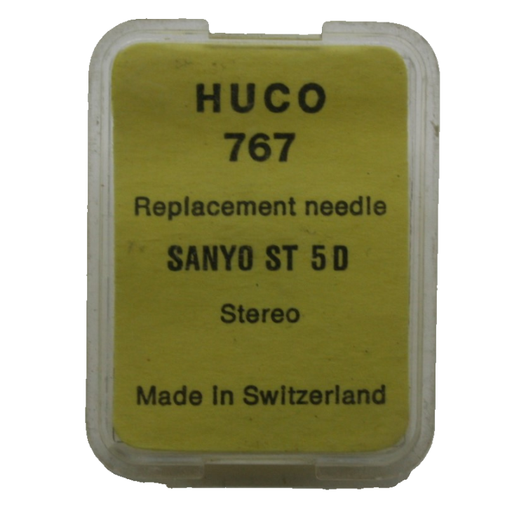 Huco Puntine per Jukebox e giradischi Puntina Huco 767 Sanyo ST 5D Compatible Condizione: NOS 1 Puntina Huco 767 Sanyo ST 5D Com