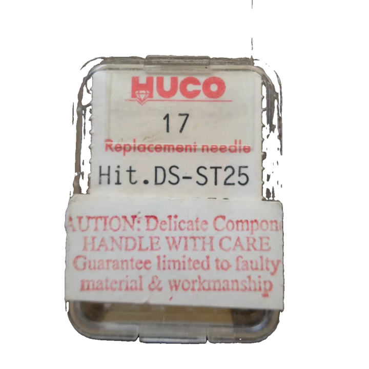 Huco Puntine per Jukebox e giradischi Puntina Huco 17 Hitachii DS ST 25 Condizione: NOS 3 Puntina Huco 17 Hitachii DS ST 25 Punt