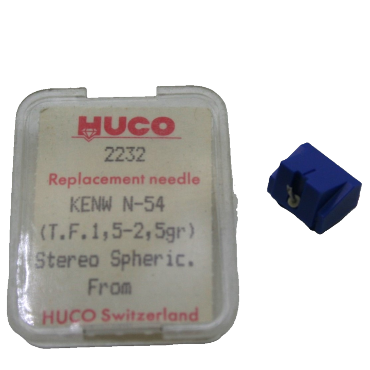 Huco Puntine per Jukebox e giradischi Puntina Huco 2232 per Giradischi KENWOOD-N-54 Condizione: NOS 2 Puntina Huco 2232 per Gira