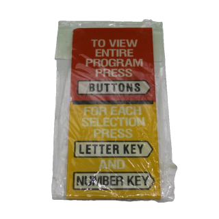 Seeburg Parti di ricambio Seeburg Seeburg KD200 Istruzioni in vetro Condizione: visto e piaciuto 1 Seeburg KD200 Istruzioni in v