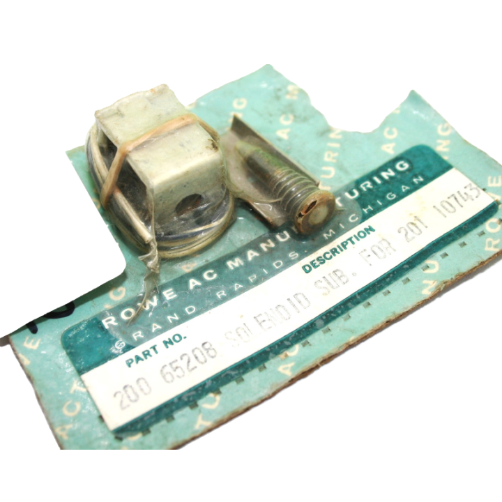 Ami Rowe Parti di ricambio Ami Rowe Solenoide Rowe Ami Sub per 200 65208 Condizione: visto e piaciuto 1 Solenoide Rowe Ami Sub p