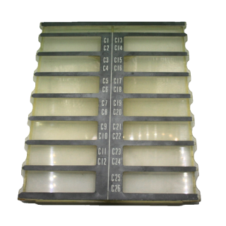 Wurlitzer Parti di ricambi Wurlitzer Wurlitzer Porta Etichette (Stickers) Trasparenti numerati da C1 - C26 Condizione: visto e p