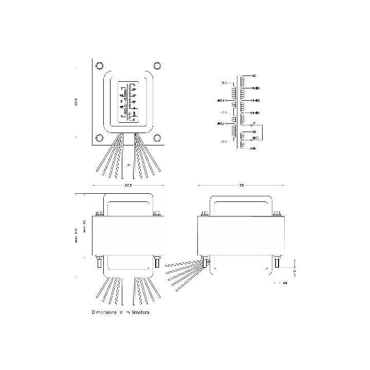 Seeburg Trasformatori di uscita Trasformatore di uscita SEEBURG Jukebox 6L6 Condizione: Nuovo 5 Trasformatore di uscita SEEBURG 