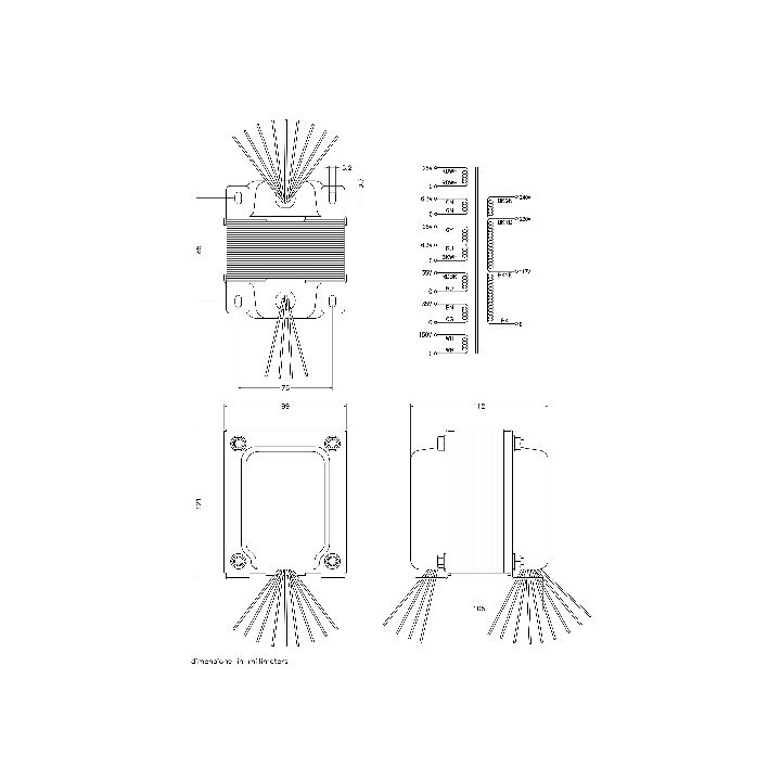 Rock Ola Trasformatori Alimentazione Transformatore per Jukebox ROCK OLA 414 Condizione: Nuovo 4 Transformatore per Jukebox ROCK