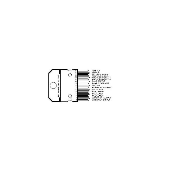 [product.brand] Transistor TDA 1670 VERTICAL SYNCHR.OSC.15P TDA 1670A TDA 1675A Condizione: NOS 2 TDA 1670 VERTICAL SYNCHR.OSC.1