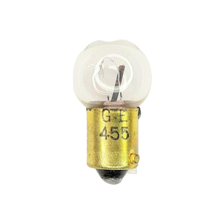 G. Electic Lampade Lampadine GE 455 intermittente 6,5v Ba9s Condizione: Usato 1 Lampadine GE 455 intermittente 6,5v Ba9s Lampadi