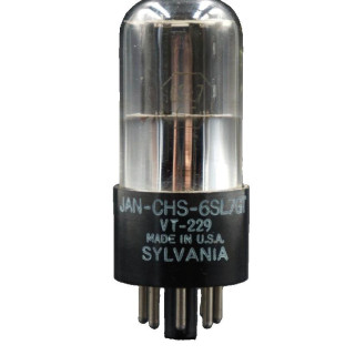 Sylvania Valvole Silvania Valvola 6SL7 GT VT-229 Condizione: testato Con strumento 1 Valvola 6SL7 GT VT-229 Valvola 6SL7 GT VT-2