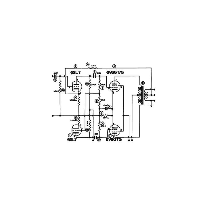 Sylvania Valvole Silvania Valvola 6SL7 GT VT-229 Condizione: testato Con strumento 4 Valvola 6SL7 GT VT-229 Valvola 6SL7 GT VT-2