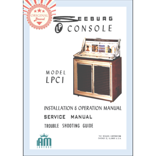 Seeburg Parti di ricambio Seeburg Manuale Jukebox SEEBURG in pdf ad alta definizione scaricabile. Modelli LPC1, LPC1R... (1963)