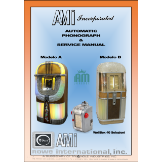Ami Rowe Parti di ricambio Ami Rowe Manuale Jukebox AMI in pdf ad alta definizione scaricabile. Modelli A e B + 40 selection wal