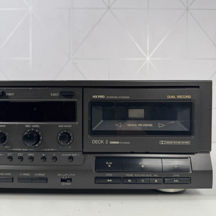 [product.brand] Home Technics RS-TR 515 Doppio registratore a cassette stereo Condizione: visto e piaciuto 5 Technics RS-TR515 D