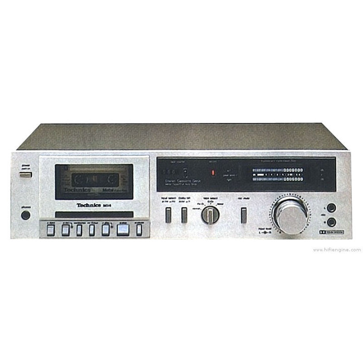 Technics Hifi Stereo Technics M14 Silver Front Stereo Cassette Deck Hi-Fi Separato - H Condizione: visto e piaciuto 1 Technics M