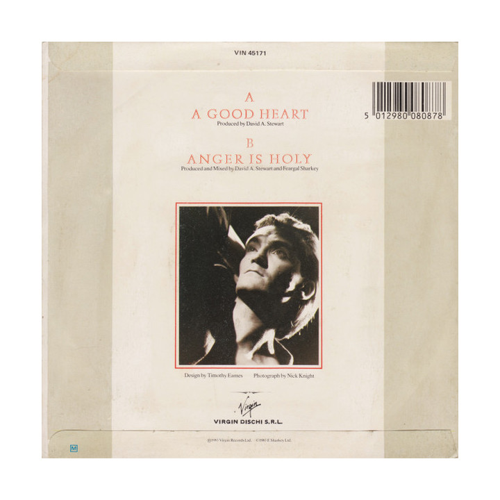 A Good Heart [Feargal Sharkey] - Vinyl 7", Single, 45 RPM