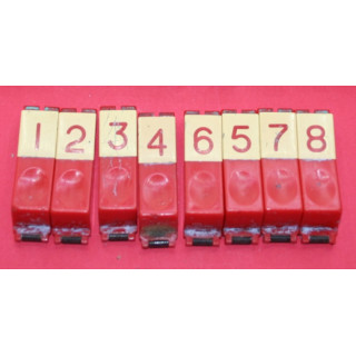 Seeburg Parti di ricambio Seeburg Pulsante Seeburg 201 (Pulsanti Numeri) Condizione: Ricondizionato 1 Pulsante Seeburg 201 (Nume