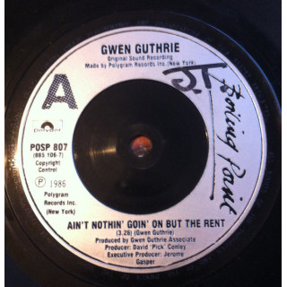 Ain't Nothin' Goin' On But The Rent [Gwen Guthrie] - Vinyl 7", 45 RPM,